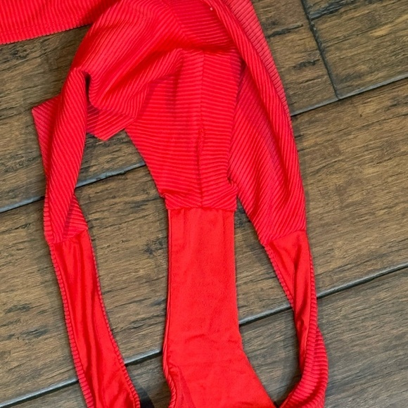 Frankie's Bikinis Red Sporty Bikini size L and XL - Picture 10 of 10
